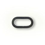 Oval ring 30mm black matt