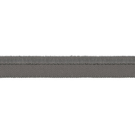 Elastic piping - dark grey (qt)