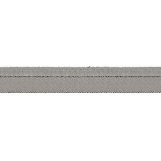 Elastic piping - silver grey (qt)