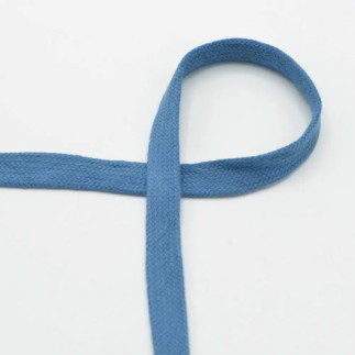 Cordon plat en coton pour jeans 15 mm (qt)