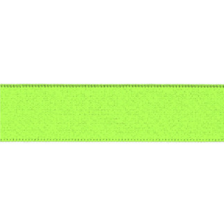 Bande élastique - 25 mm jaune fluo (qt)