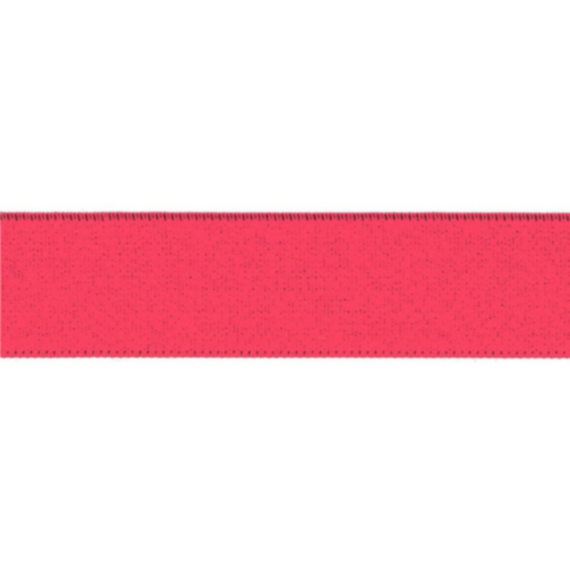 Elastic ribbon - 25mm neon pink (qt)