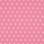 Woven Cotton - Mini Stars rose