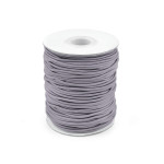 Cordon en caoutchouc gris 3 mm