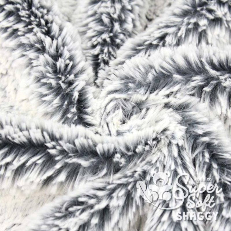 Nicki - Kullaloo Shaggy dip-dye ash gray 15mm - 100 x 75cm