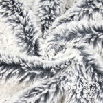 Nicki - Kullaloo Shaggy dip-dye ash gray 15mm - 100 x 75cm