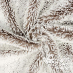 Nicki - Kullaloo Shaggy dip-dye mokka 15 mm - 100 x 75 cm