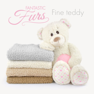 Kullaloo - Peluche fine 10 mm macadamia - 100 x 75 cm