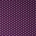 Coton poplin - Small stars purple (v)