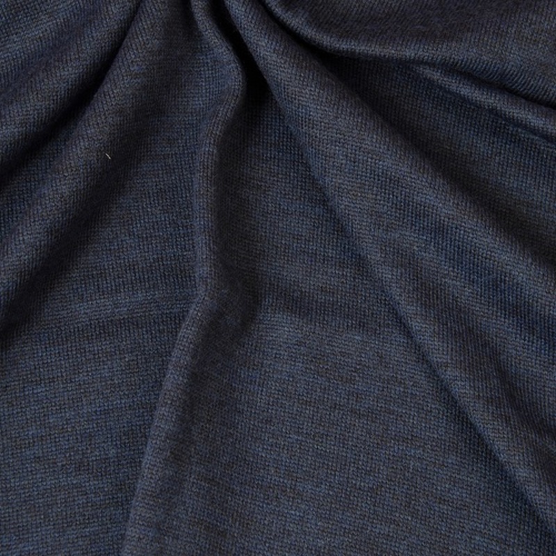 Tricot mérinos - Maglia bleu foncé