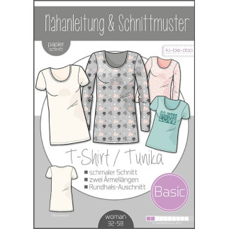 T-shirt basique / tunique Ki-Ba-Doo pour femme