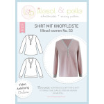 chemise femme lillesol n°53 avec patte de boutonnage