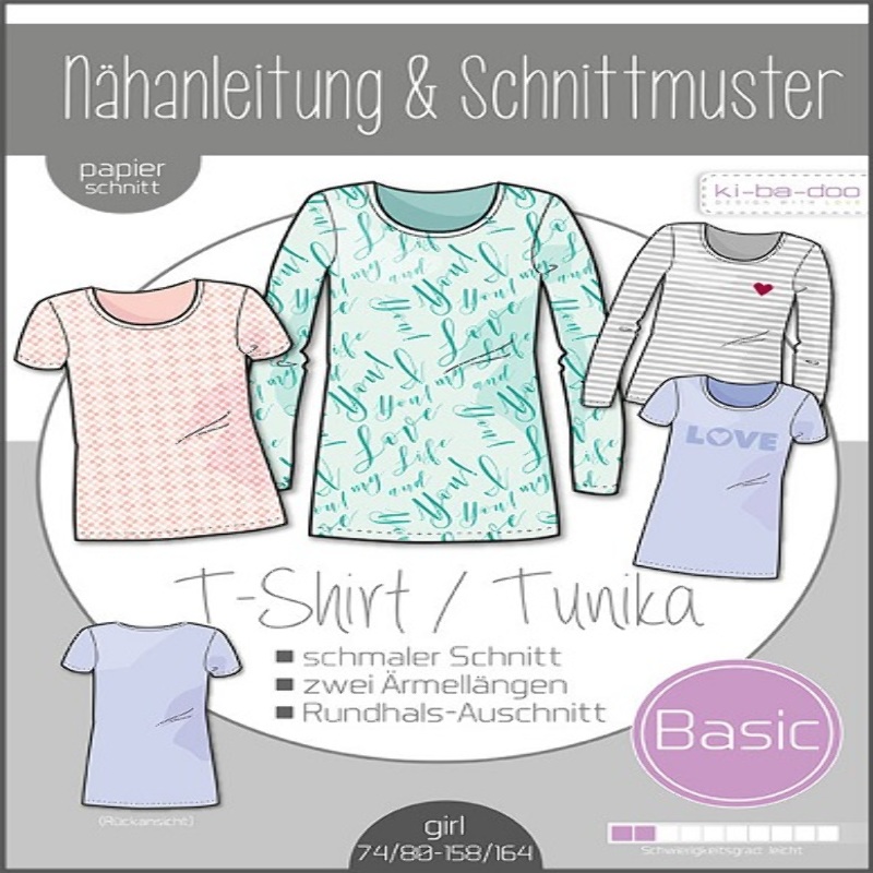 Chemise/tunique basique Ki-Ba-Doo pour fille