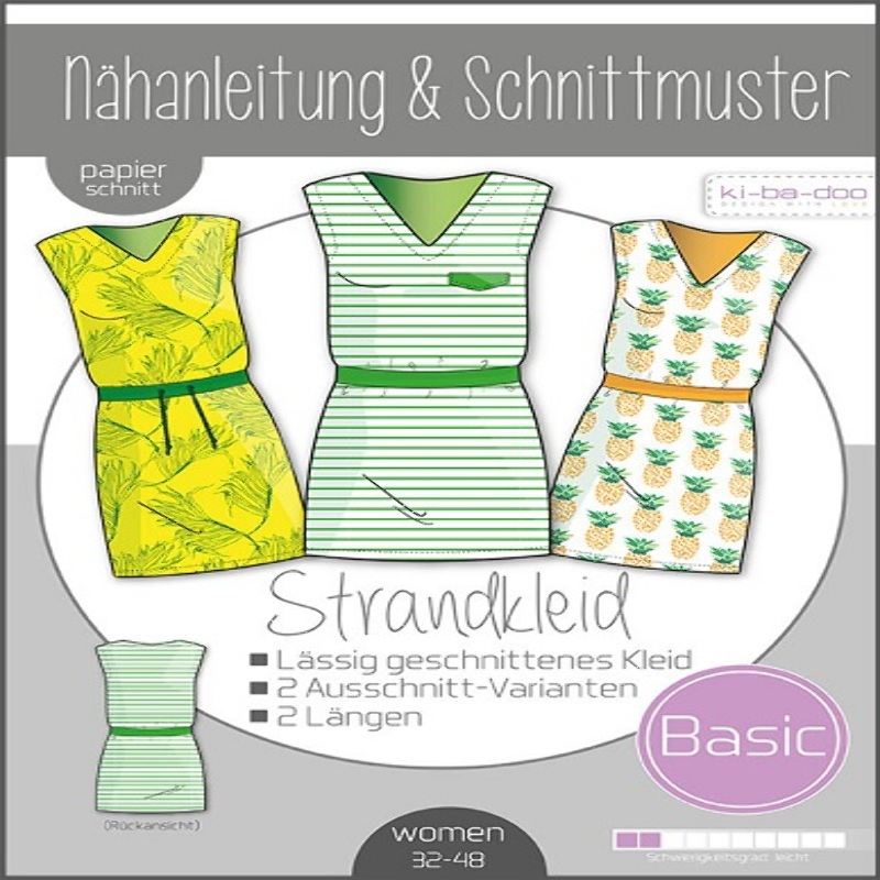 Ki-Ba-Doo Basic Strandkleid Femme