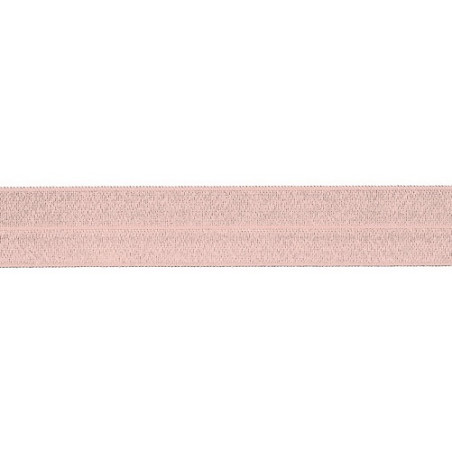 Ruban de bordure élastique rose bébé (qt)