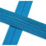 Elastic edging tape jacquard turquoise (qt)