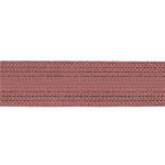 Ruban de bordure élastique Jacquard vieux rose (qt)