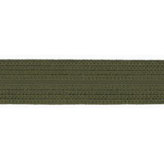 Elastisches Einfassband Jacquard army (qt)