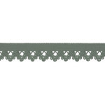 lastiek tissu de dentelle Blumen menthe vert (qt)