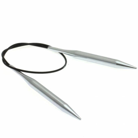Aiguille à tricoter circulaire en laiton 40 cm