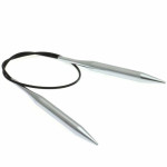 Aiguille à tricoter circulaire en laiton 40 cm
