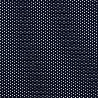 Coton - Mini Stars marine (v)