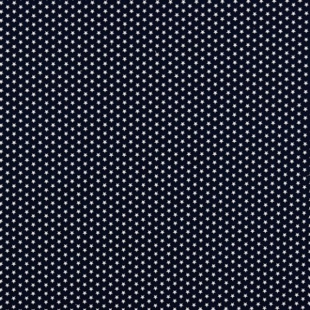 Cotton - Mini Stars navy (v)