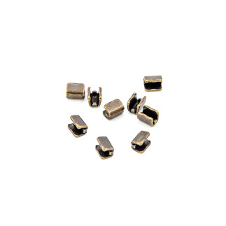 End pieces/stoppers 8mm for jacket zipper