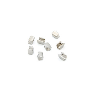 End pieces/stoppers 8mm for jacket zipper