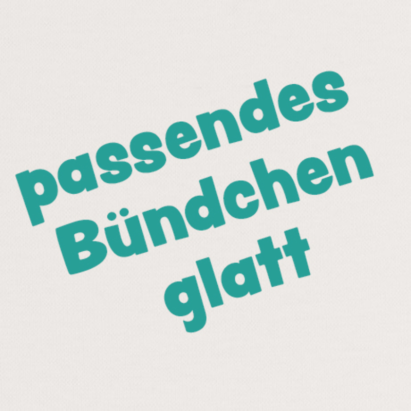 passender Bündchenstoff glatt