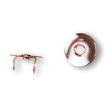 Magnetic button for insertion 18mm copper