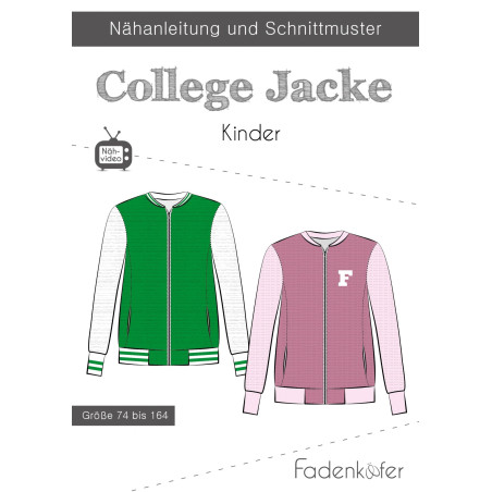 Fadenkäfer - College Jacke Kinder