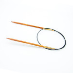 Wooden circular knitting needle "knit yourself happy" 60cm