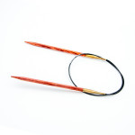 Wooden circular knitting needle "knit yourself happy" 60cm