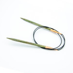 Wooden circular knitting needle "knit yourself happy" 60cm
