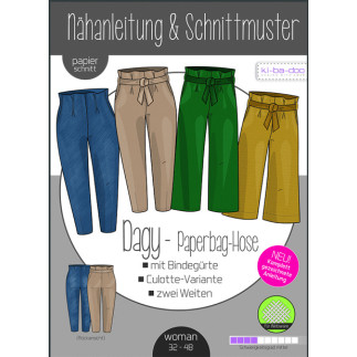 Ki-Ba-Doo Women's Paperbag Pants Dagy