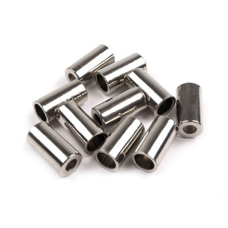 Cord end - metal silver 5.5mm