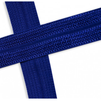 Elastic edging tape Jacquard cobalt (qt)