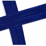 Ruban de bordure élastique Jacquard cobalt (qt)