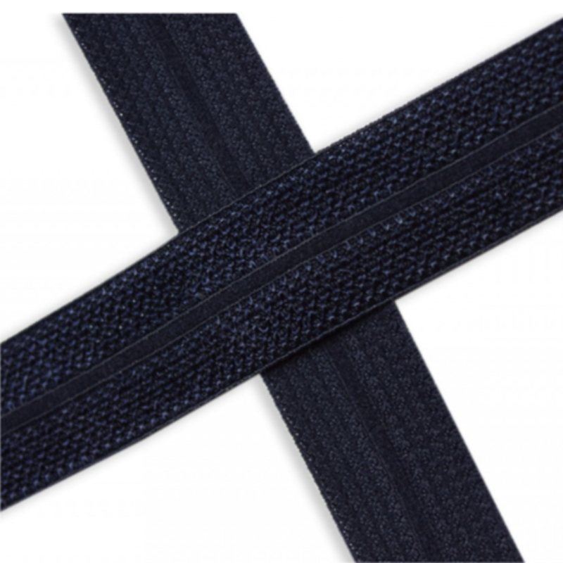 Ruban de bordure élastique Jacquard marine (qt)