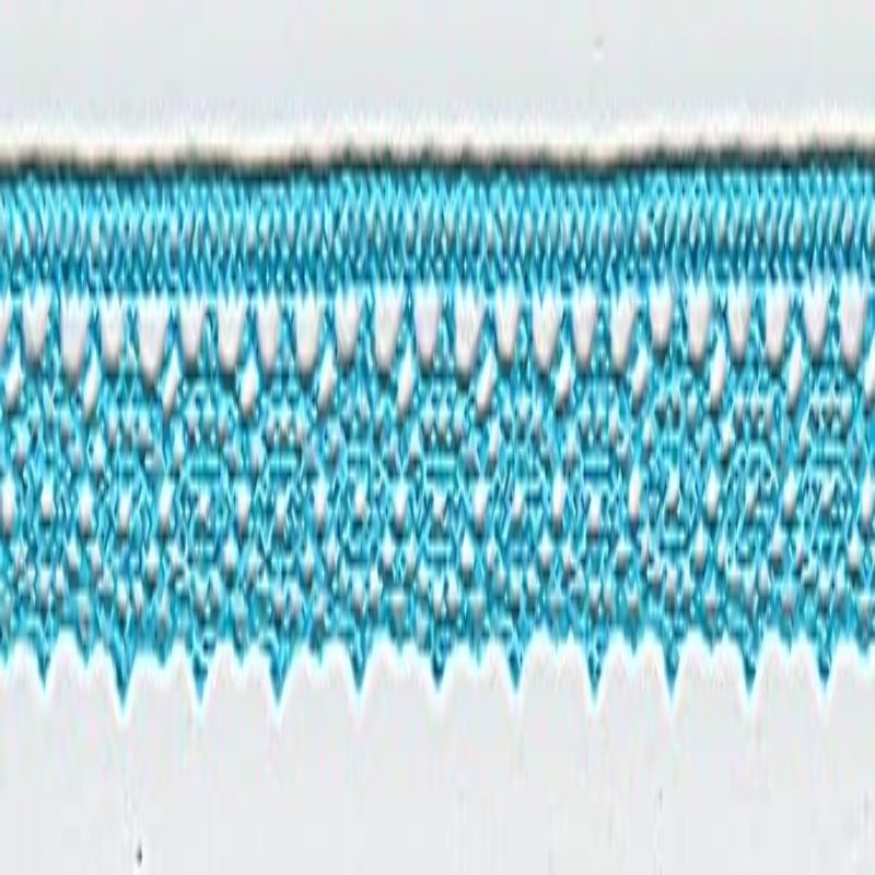 Klöppelspitze fein 13mm türkis (w)