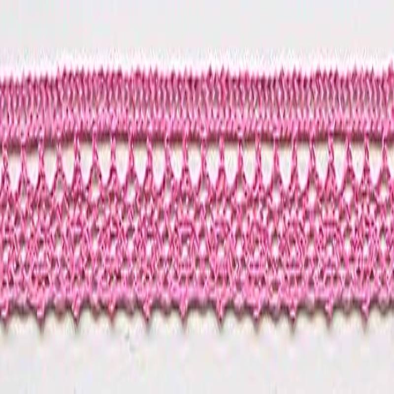 Bobbin lace fine 13mm pink (w)