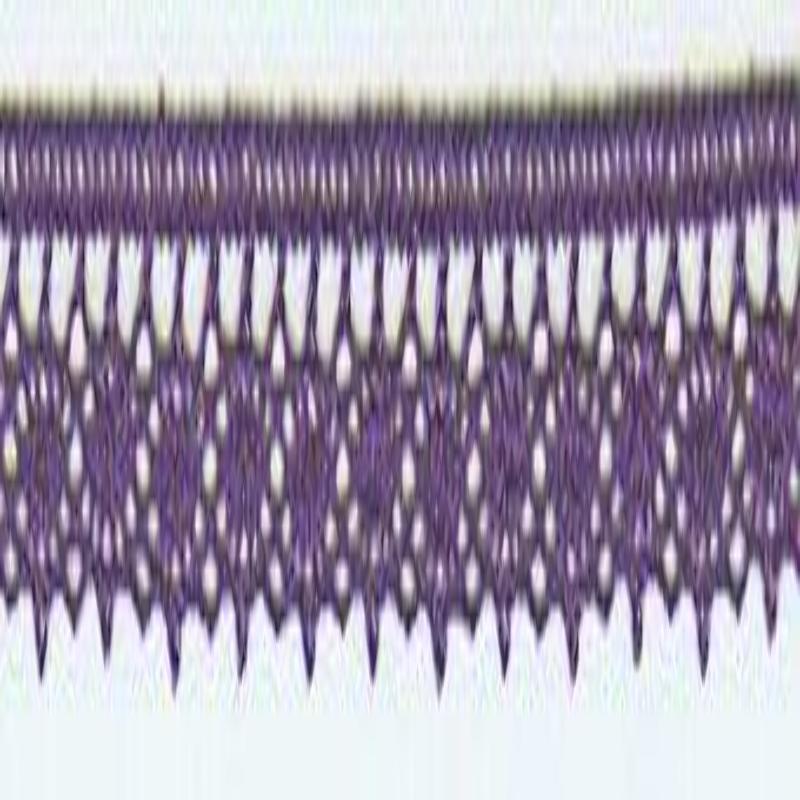 Bobbin lace fine 13mm violet (w)