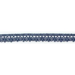 Bobbin lace fine 13mm dark grey (w) Bobbin lace fine 13mm dark grey (w)