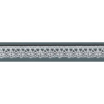 Bobbin lace fine 13mm white (w)