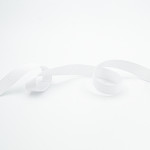 Ripsband - 10mm, weiss 401