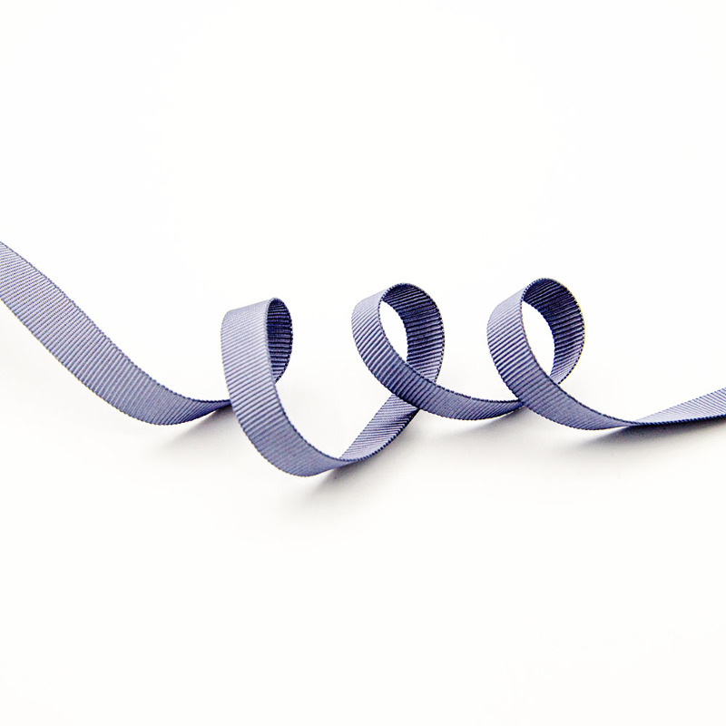 Grosgrain ribbon - 10mm, grey 704