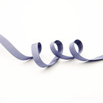 Ripsband - 10 mm, gris 704