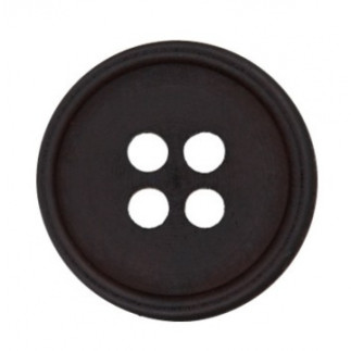 Hemdenknopf schwarz 11mm - 5 Stück