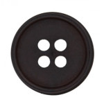 Shirt button black 11mm - 5 pieces